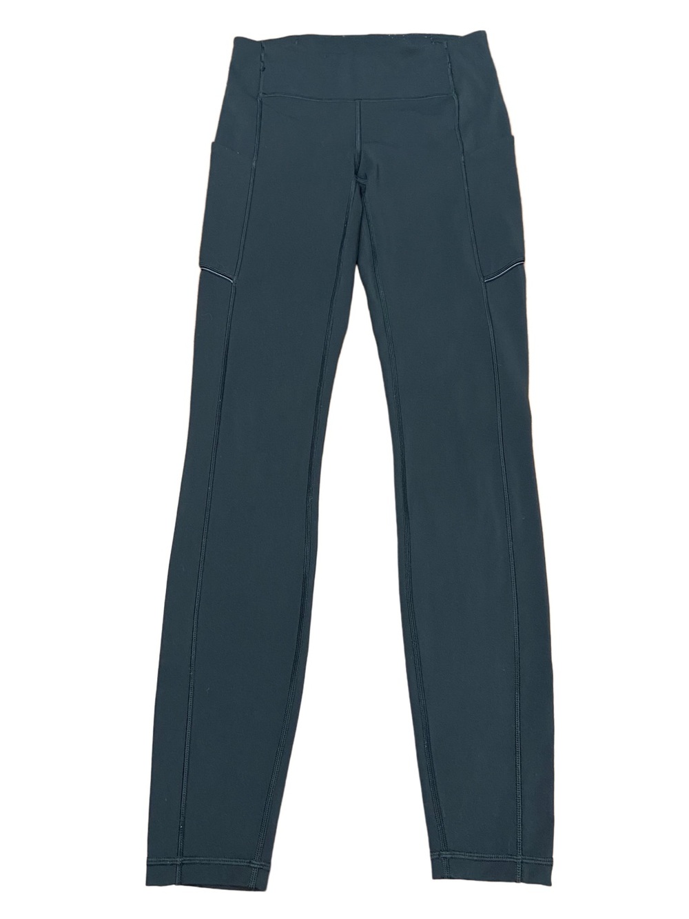 Lululemon Fast and Free High-Rise Tight/Legging 28” 5-Pocket Black Size 4 - Picture 4 of 9